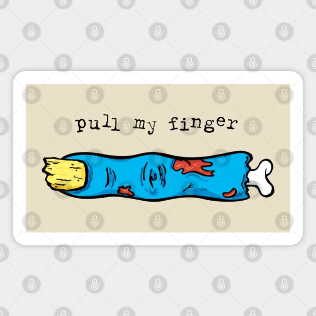 Pull my finger Magnet by monkeysoup